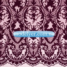 Ткань Сетка флок (бордо)